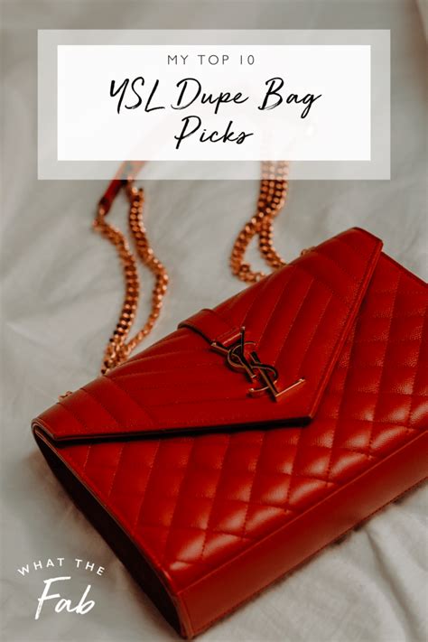 ysl red bag replica|ysl dupe bag top 10.